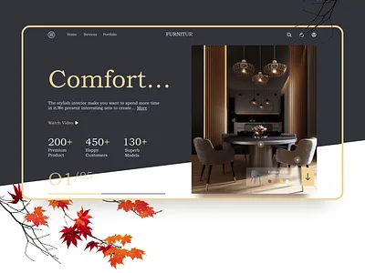 Furniture Web Design Ui / Ux adobe xd furniture furniture ui furniture web design landing page site design ui design ui ux user interface design web design webdesign