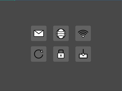 Web UI Icons - Rive Nested Artboards Demo animation animation software artboards design gaming iconography illustration motion design motion graphics ui ux