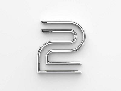 Celebrating 2 years animation 3d anniversary branding celebration design design studio lighting live pono logo metal motion graphics social graphics animation