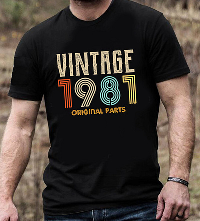 Birthday Vintage T-Shirt Design birthday birthday design birthday gift birthday gift idea birthday party birthday shirt birthday t shirt birthday t shirt design birthday tshirt birthday tshirt design branding graphic design illustration logo pod tshirt tshirt design vector vintage design vintage tshirt design