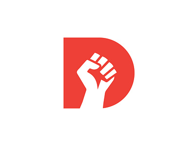 Defiance logo branding defiance design fist graphic design icon illustration lettermark logo logodesign power sports strength vector