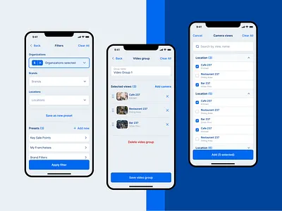 Undisclosed Project – Forms design details filters flat forms monitoring options saas statistics stats surveillance system ui ux