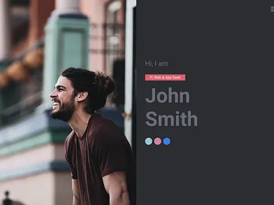 JohnSmith - LandingPage design figma figma design landing page project web design