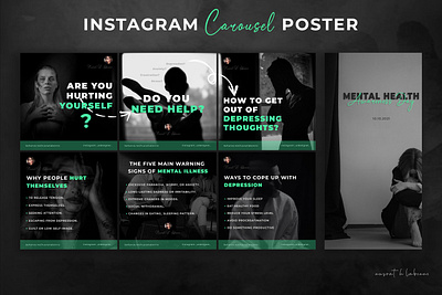 Your Mental Health Matters advertising awareness banner design branding carousel design facebook post graphic design health instagram post instagram stories marketing mental health poster design social media social media banner social media design social media post stories web banner