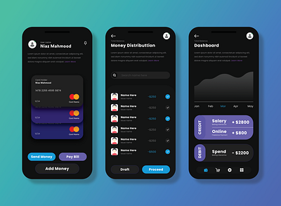 Mobile Payment and Banking adobexd affinitydesigner branding design figma illustration neon space xd