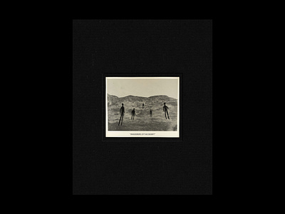 Wanderers Of The Desert adobe archive collage design graphic design illustration minimal minimalism monochrome photography photoshop plakat poster poster art poster design print print design screen print simple zine