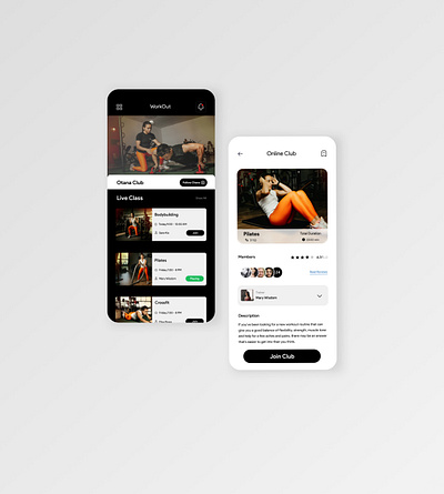 Fitness App app design fitness flat minimal paradigm sport ui uidesign