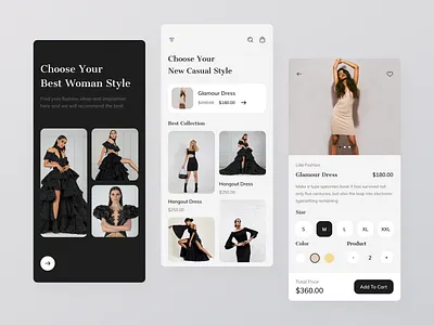 Casual Mobile App Store app branding design fashion store figma graphic design mobile app mobile app store odamachallenge01 pastel color ui