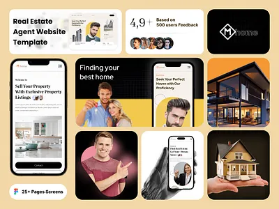 Real Estate Agent apartment architecture booking home page homebuying houses landing page listing luxuryrealestate moderndesign property propertyconsultant propertyexpert real estate real estate agency realestatemarketplace realestateui realtor realty ui ux