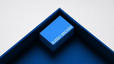 Russo Broker Brand Identity 3d animation branding design download free freebie graphic design illustration logo mockup mockup cloud mockupcloud motion graphics ui