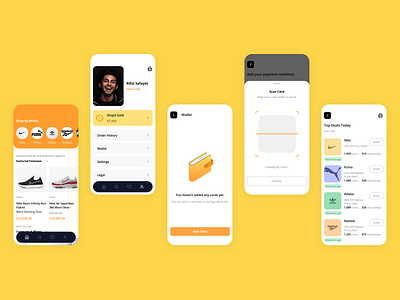 E-Commerce App Screens Redesign - UI Challenge! design designchallenge designpractice dribbbleredesign ecommerceapp screenreplication ui uiux