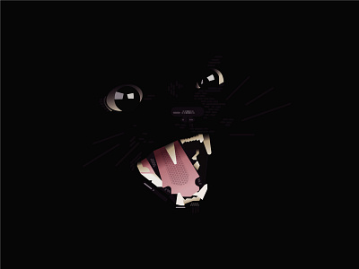 Void Cat animal black black cat cat dark design halloween illustration spooky texture vector void