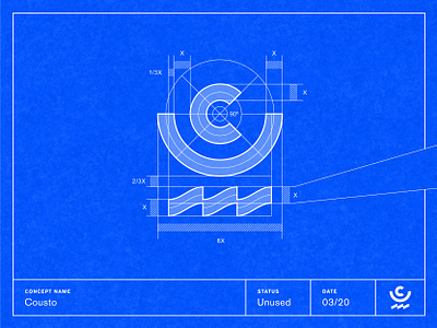 Cousto — Grid System brand identity brand mark branding design grid system logo logotype symbol symbol design visual identity