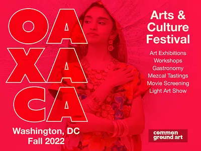 Oaxaca Arts and Culture Festival ad advertising branding design graphic design logo poster print promotion