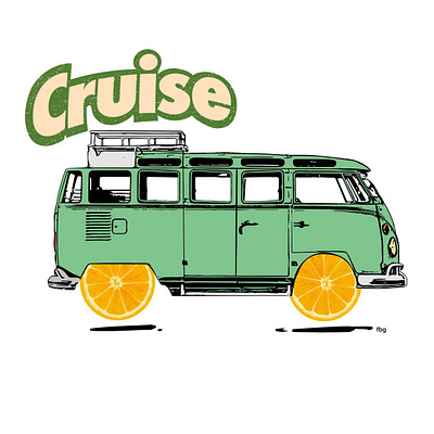 Van Cruise design design competition graphic design illustration procreate tshirt