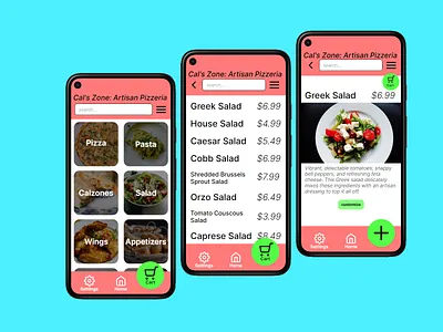 Daily UI 043 - Food/Drink Menu app dailyui dailyuichallenge design food drink menu food order framer menu ui ux