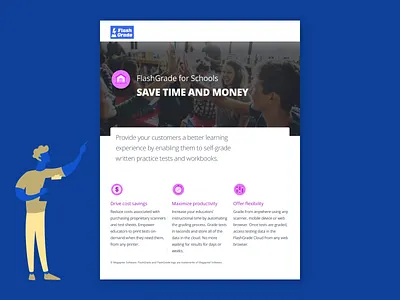 Flashgrade Brochures advertising assets branding brochure conference cost design education edutech graphic design information print printer promo