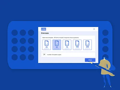 Flashgrade Multifunction Printer automation branding exams grading guidelines printer quizzes scanner scanning school teachers tests ui ux