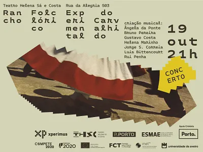 RFEC — Concert banner music onetypeface porto poster tyoesetting type