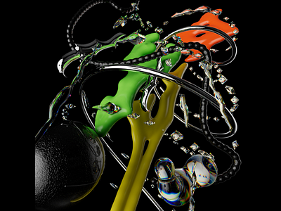 Generative Art 3d animation c4d cinema4d design digital generative generative art graphic design graphics typography