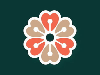 Fiore! brand brand identity branding fiore flora flower heart icon illustration logo logo design love mark nature plant rebrand redesign rose symbol vintage