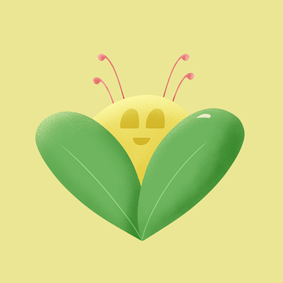 Flower Bug animation bug character character illustration cute flower illustration motion graphics