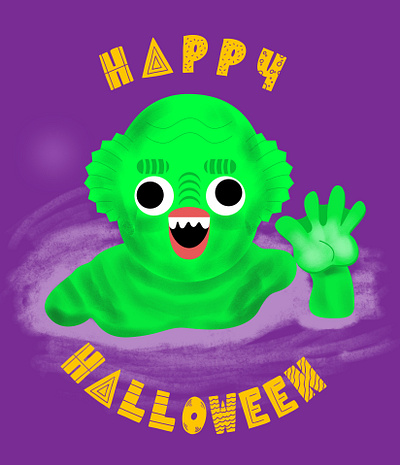 LagoonHalloween affinitydesigner characterdesign design illustration