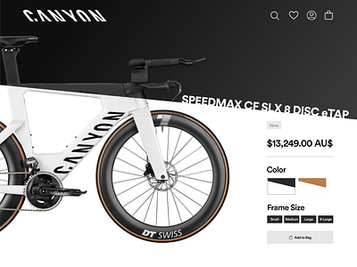 E-Commerce | Daily UI 012 angles app design black and white branding canyon cycling daily ui daily ui 012 e commerce figma le wagon logo ui web design