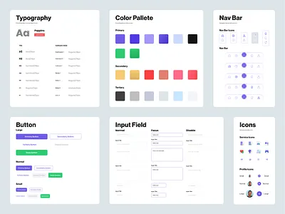 Design System - Mony App app design design system e wallet finance financial money mony system ui ux wallet