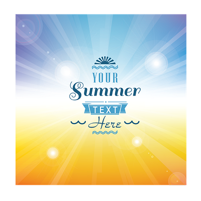 happy summer background text vector animation branding graphic design mockup motion graphics png