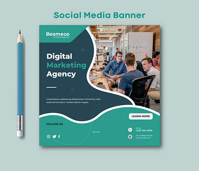 Social Media Banner ads ads design design facebook banner illustration instagram banner marketing banner post design social media social media banner social media post web banner