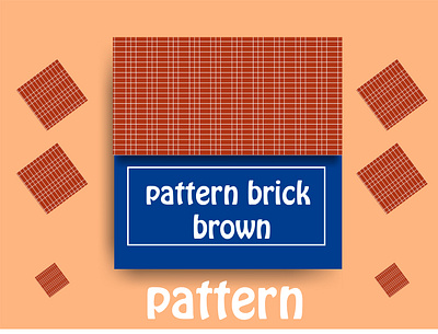 pattern brick brown art background craft graphic design paper bag pattern seamless