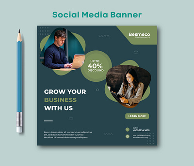 Social Media Banner ads design facebook banner graphic design instagram banner marketing banner post design social media social media banner social media post web banner