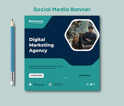 Social Media Banner ads ads design design facebook banner illustration instagram banner marketing banner post design social media social media banner social media post web banner