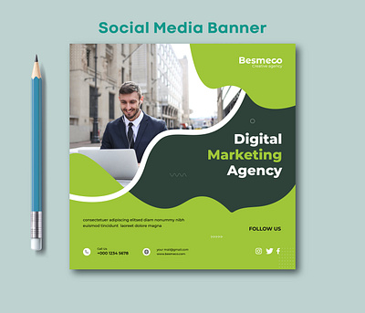 Social Media Banner ads design facebook banner instagram banner marketing banner post design social media social media banner social media post web banner