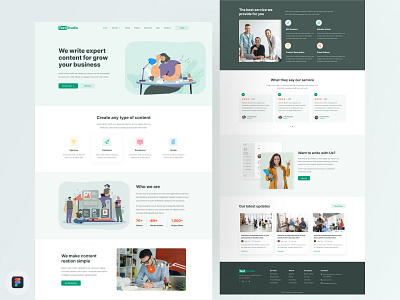 TextStudio - Content Writing Service 2022 content content writing services copy editing design dribbble best shot landing page design services trendy design typography ui ui design uiux design ux ux design web design website writing
