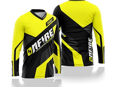 Long Sleeve Jersey Design for Motocross – Onfire 7 3d fashion design adobe illustrator adobe photoshop apparel clo 3d fashion coreldraw design fashion fashion design graphic design jersey jersey design mockup motocross print sublimation sublimation