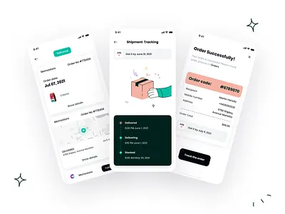 SHOPPER - ECOMMERCE MOBILE APP & WEBSITE analyst bank card cart clean ui dashboard delivery e commerce ecommerce finance illustration onboarding online shopping payment shopping statistic store ui design ui kit web design website