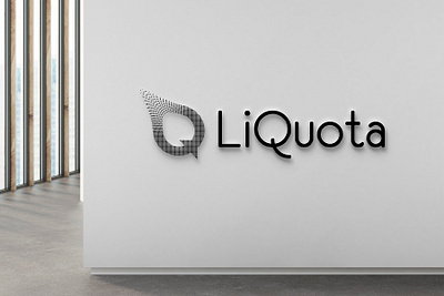 Liquota Q Logo branding graphic design illustration liquota logo logo design q brand logo q logo q text logo q word logo text logo vector