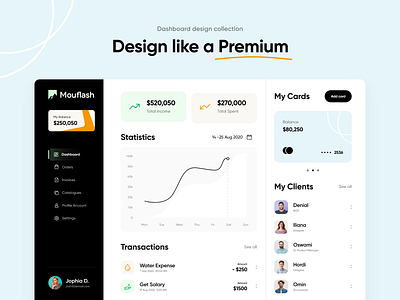 Financial Dashboard dashboard dashboard design dashboard ui finance webapp financial dashboard financial web app flat dashboard design income dashboard management webapp minimal dashboard order management order management webapp saas saas products saas ui transaction page transaction ui transaction webapp webapp webapp design