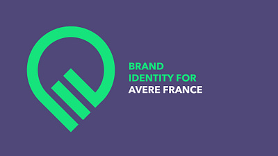 Avere brand branding digital eco green identity mobility vector