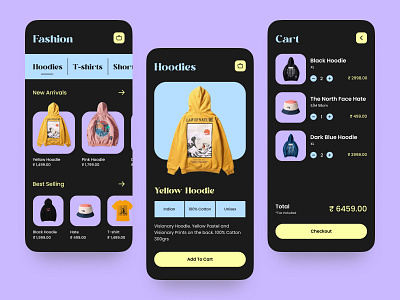 Fashion App app dailyuichallenge design ui uidesign uiux ux