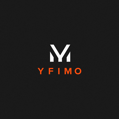 Yfimo brand branding graphic design identity logo orange