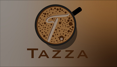 Tazza branding coffeelogo coffeeshoplogo dailylogo dailylogochallenge dailylogochallenge6 design designer designideas illustrator logo tazza