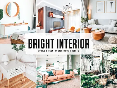 Bright Interior Mobile & Desktop Lightroom Presets instagram presets