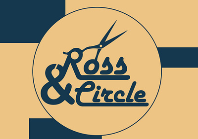 Ross & Circle barbershoplogo branding dailylogo dailylogochallenge dailylogochallenge13 design designer designideas illustrator logo rosscircle