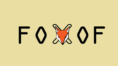 FOXOF branding dailylogo dailylogochallenge dailylogochallenge16 design designer designideas foxlogo foxof illustrator logo logocreator