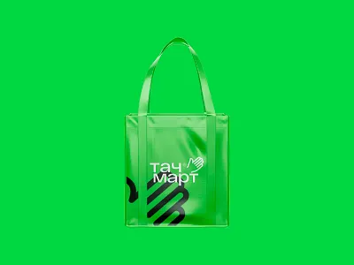 Touchmart — logo, naming, identity branding digital grocery identity logo logotype moscow nyc type