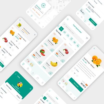 Online Market app design market mobile ui