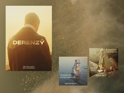 DERENZY concept branding concept consious consuption design graphic design identity logo social